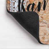 Gepersonaliseerde Muismat XCountry schuur hout kan (Hoek)