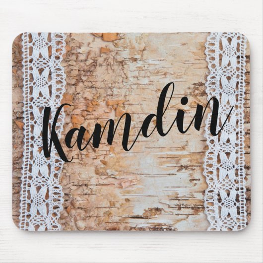 Gepersonaliseerde Muismat XCountry schuur hout kan (Voorkant)