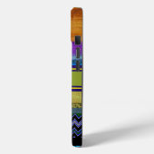 Gepersonaliseerde multi-color strepen Case-Mate iPhone case (Achterkant / Links)