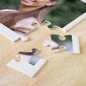 Gepersonaliseerde multi-fotocollage van de familie legpuzzel (Zijkant)