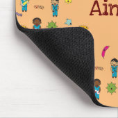 Gepersonaliseerde multiculturele kiembestrijders muismat (Hoek)