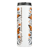 Gepersonaliseerde Multiple Sclerose bewustwording Thermosbeker (Achterkant)