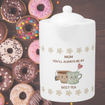 Gepersonaliseerde Mum Best-Tea Theepot