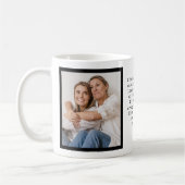 Gepersonaliseerde Mum Gift  Minimal Christmas Koffiemok (Links)