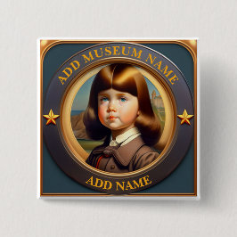 Gepersonaliseerde museumgids & docent Button