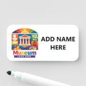Gepersonaliseerde museumnaamlabels naamplaatje (In situ)