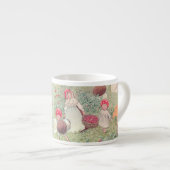 Gepersonaliseerde Mushroom Fairytale Elsa Beskow M Espresso Kop (Voorkant rechts)