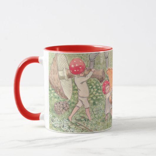 Gepersonaliseerde Mushroom Fairytale Elsa Beskow M Mok (Links)