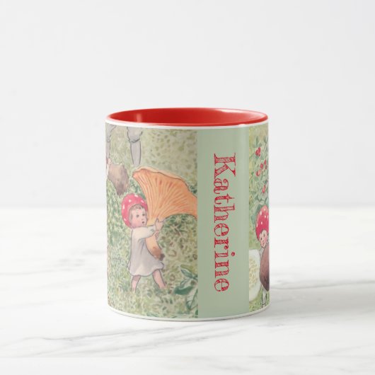 Gepersonaliseerde Mushroom Fairytale Elsa Beskow M Mok (Midden)