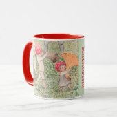 Gepersonaliseerde Mushroom Fairytale Elsa Beskow M Mok (Voorkant links)
