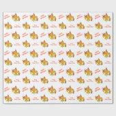 Gepersonaliseerde Musical Cajun Crawfish Fleur de  Cadeaupapier (Vlak)