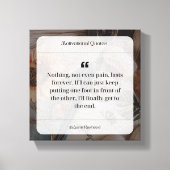 Gepersonaliseerde muurkunst Design die tot u sprek Canvas Afdruk (Voorkant)