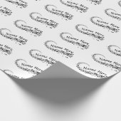 Gepersonaliseerde muziek die papier verpakt in elk (Hoek)