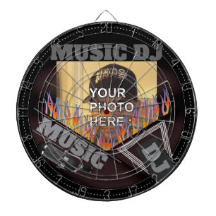 Gepersonaliseerde muziek DJ Dartboard Dartbord