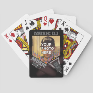 Gepersonaliseerde muziek DJ Pokerkaarten