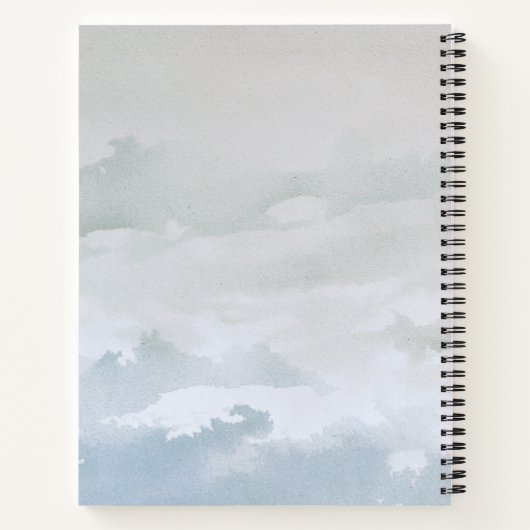 Gepersonaliseerde muziek spreekt Inspirerend citaa Notitieboek (Achterkant)