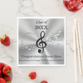 Gepersonaliseerde muziek thema Afstudeerfeest serv Servet (Insitu)