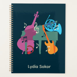 Gepersonaliseerde muziek-thema planner