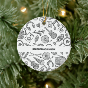 Gepersonaliseerde muziekinstrumenten Muziek Access Keramisch Ornament