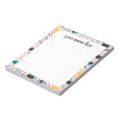 Gepersonaliseerde muziekinstrumenten Notitieblok (Linkerzijde)