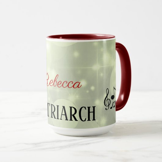 Gepersonaliseerde muziekkamer mok (Voorkant rechts)
