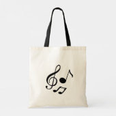 Gepersonaliseerde muziekkamer tote bag (Achterkant)