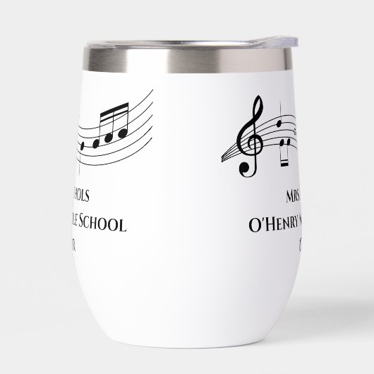 Gepersonaliseerde muziekleraar Muzikale noten (Links)