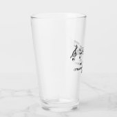 Gepersonaliseerde muziekleraar Muzikale noten Glas (Rechts)