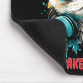 Gepersonaliseerde Muziekliefhebber Cat Mouse Pad Muismat (Hoek)