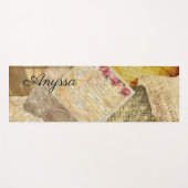 Gepersonaliseerde muzieknoten  yogamat (Voorkant (horizontaal))