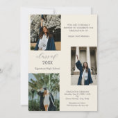 Gepersonaliseerde Muziekspeler Klasse van 2025 afs Kaart (Achterkant)