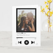 Gepersonaliseerde muziekspeler Valentijns Foto Kaart (Gele Bloem)