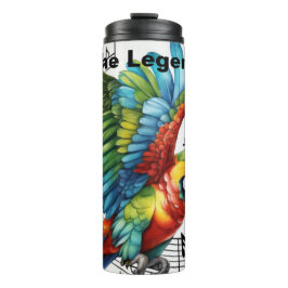 Gepersonaliseerde muzikale papegaai Tumbler, Thermosbeker