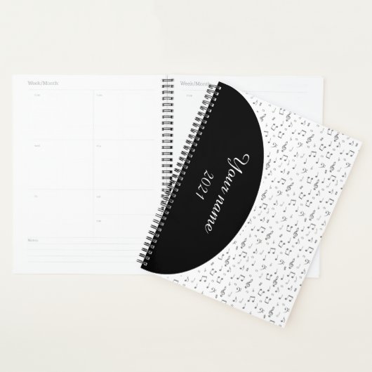 Gepersonaliseerde Muzikale symbolen Planner (Display)