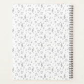 Gepersonaliseerde Muzikale symbolen Planner (Achterkant)