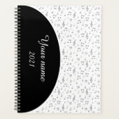 Gepersonaliseerde Muzikale symbolen Planner (Voorkant)