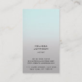 Gepersonaliseerde muzikant Compositor Vocalist Omb Visitekaartje (Achterkant)