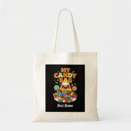 Gepersonaliseerde My Snoep Bag - Aangepaste naam H Tote Bag