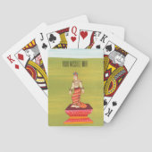 Gepersonaliseerde Myanmar 37 Nats Illustration Pokerkaarten (Achterkant)