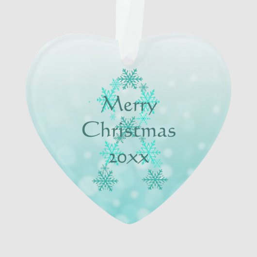 Gepersonaliseerde Myasthenia Gravis Warrior Snowfl Ornament (achterkant)