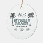 Gepersonaliseerde  Myrtle Beach South Carolina Keramisch Ornament (Links)