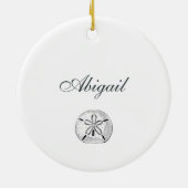 Gepersonaliseerde  Myrtle Beach South Carolina Keramisch Ornament (Achterkant)