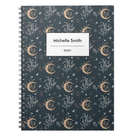 Gepersonaliseerde Mystic Bohemian Notitieboek (Voorkant)