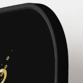 Gepersonaliseerde Mystic Gold Pickleball Paddle (Links Detail)