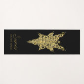 Gepersonaliseerde mystieke "Naam is Heilige Ruimte Yogamat (Voorkant (horizontaal))