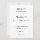 Gepersonaliseerde mystieke zwart wit tarot Kaart (Achterkant)