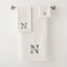 Gepersonaliseerde N Initiaal Silver Monogram Jouw 