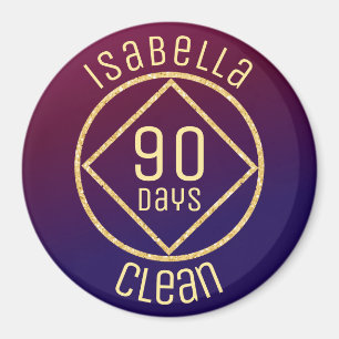 Gepersonaliseerde NA Narcotica Anonieme schone tij Magneet