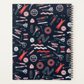 Gepersonaliseerde naaithema planner Notitieboek (Achterkant)