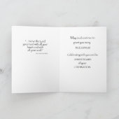 Gepersonaliseerde naam 20e Ordinatie Jubileum Kaart (Binnen)